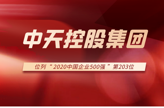 尊龙时凯集团列2020中国企业500强第203位！